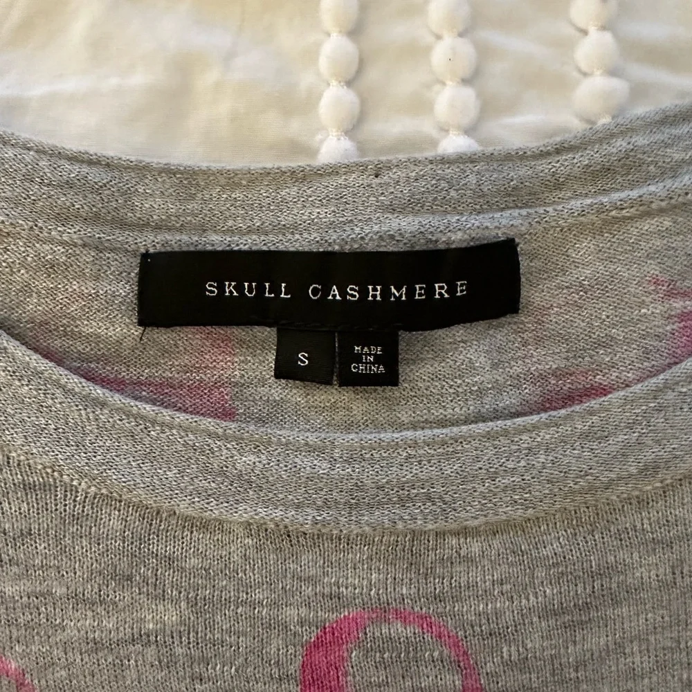 Skull Cashmere T-Shirt - Picture 2 of 2